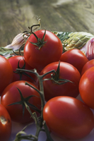 Close-up of tomatoes in a bowl